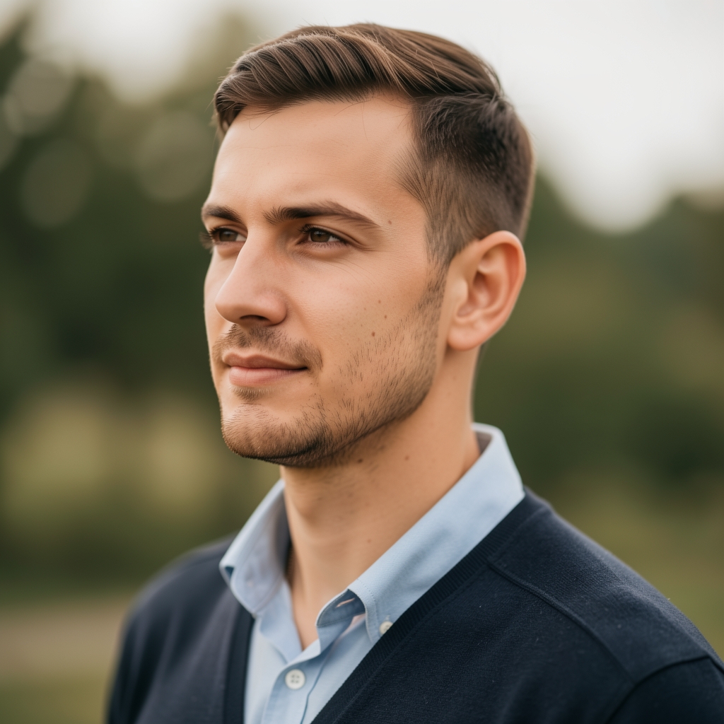 Fotografia de profil a lui Alexandru M., client Fitvora din Cluj-Napoca
