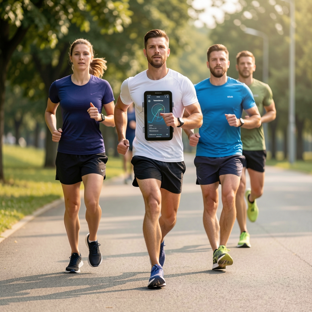 Bandă alergat TechnoGym MyRun cu app TechnoGym, ecran integrat și senzori biomecanică